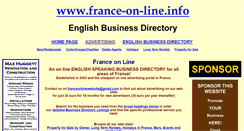 Desktop Screenshot of france-on-line.info